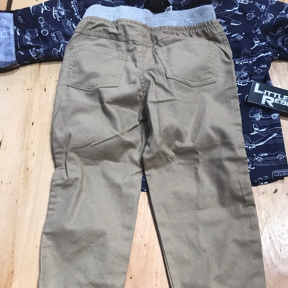 Boy set - vehicles dressed shirt and pants - Picture 2 of 2